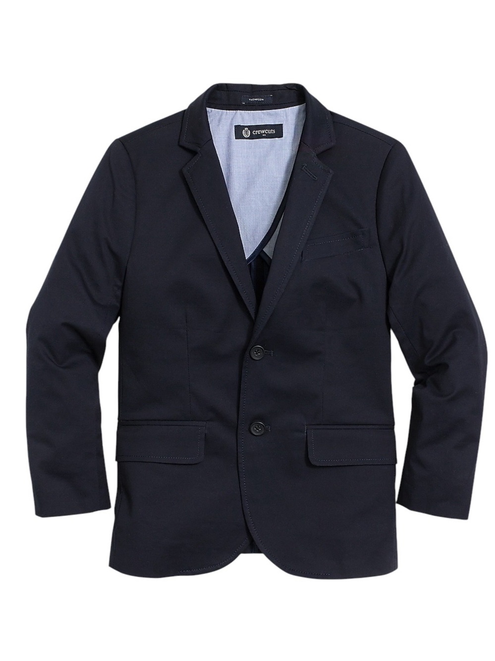 J.Crew Crewcuts Boys' Thompson Suit Jacket in Flex Chino Dark Pacific 12